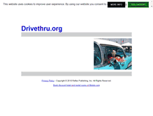 Tablet Screenshot of drivethru.org